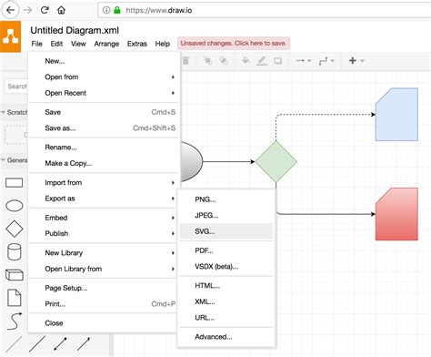 Which Format Should I Export A Diagram To Drawio
