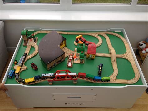 Clickety clack the trains are on the track, and heading over the ...