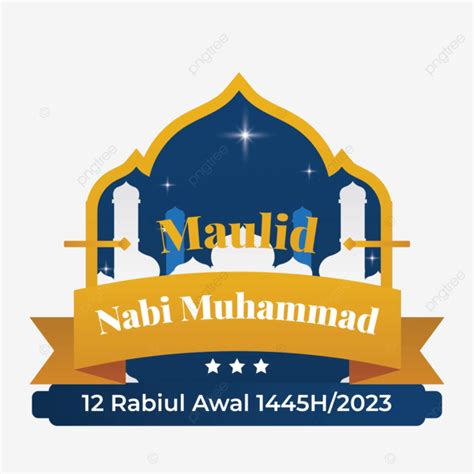 Maulid Nabi Muhammad 2023 Dengan Ilustrasi Vektor Masjid, Maulid Nabi ...