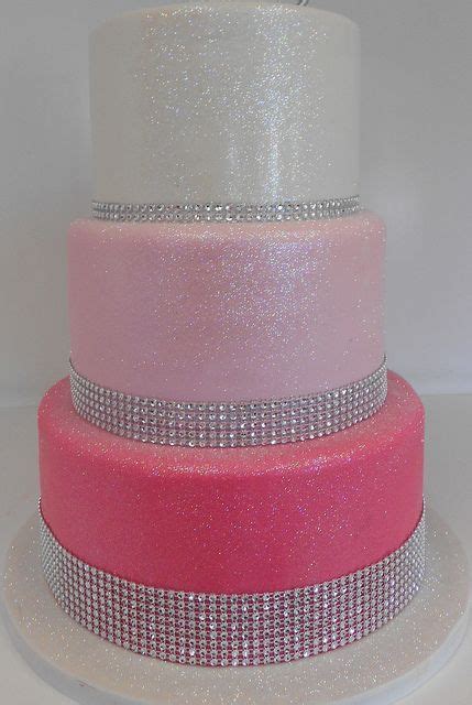 Glitter Happy Birthday Cakes