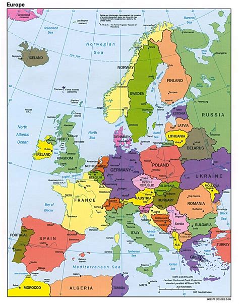 Maps of Europe and European countries | Political maps, Administrative and Road maps, Physical ...