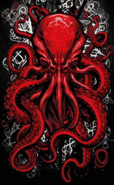 Premium AI Image | a poster for an octopus called octopus.