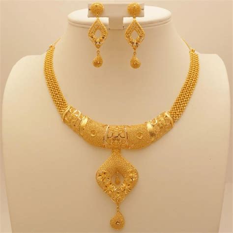 This Necklace Set is made in 22 Carat Indian Gold. All our designs are ...