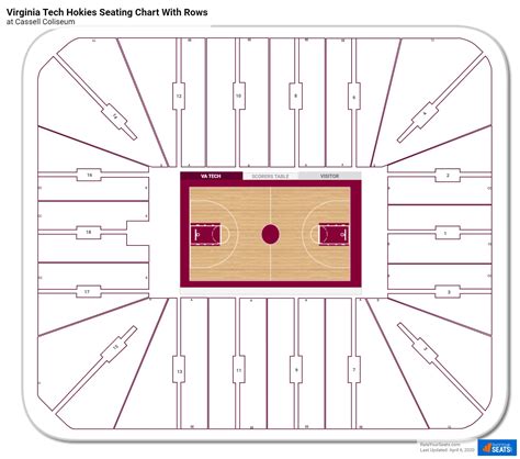 Virginia Tech Cassell Coliseum Seating Chart