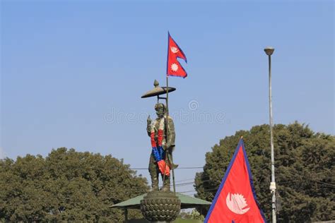 Prithvi Narayan Shah Statue Kathmandu Nepal Stock Photo - Image of nepal, vacation: 108423426