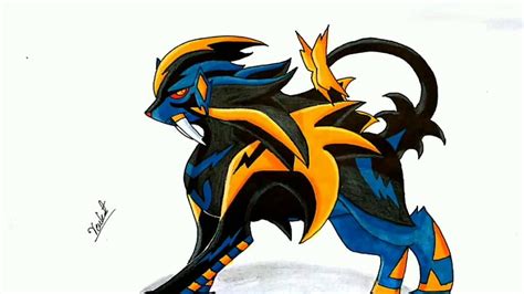 3840x2160px, 4K Free download | Mega Luxray Pokemon Drawing HD ...