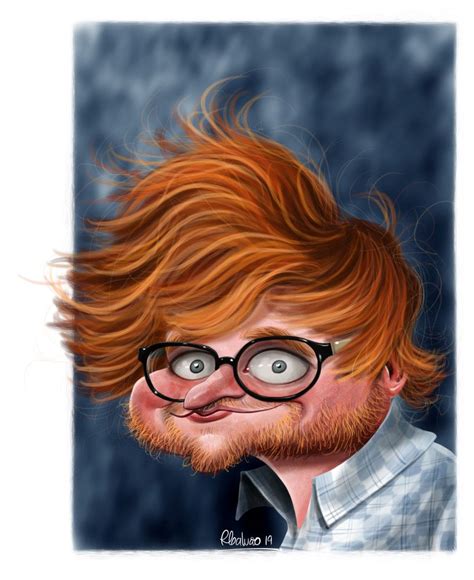 Ed Sheeran Caricature | Caricature artist, Celebrity caricatures ...