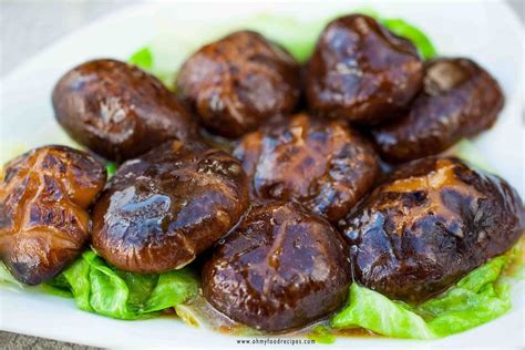 Braised Chinese Mushrooms Shiitake - Oh My Food Recipes | Recipe | Stuffed mushrooms, Chinese ...