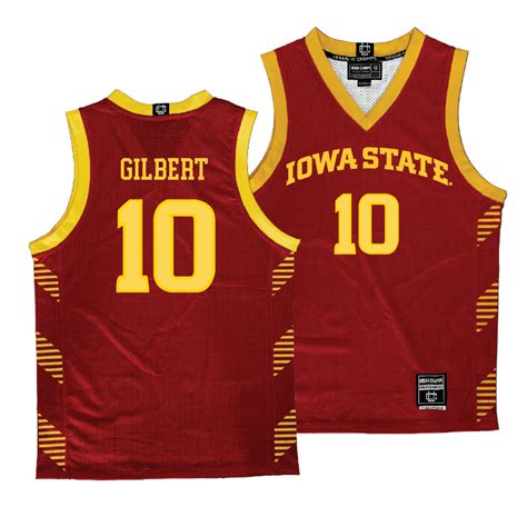 Crimson Men's Basketball Iowa State Jersey - Keshon Gilbert – The Iowa ...