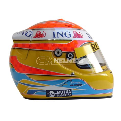 FERNANDO ALONSO 2009 F1 REPLICA HELMET FULL SIZE | CM Helmets