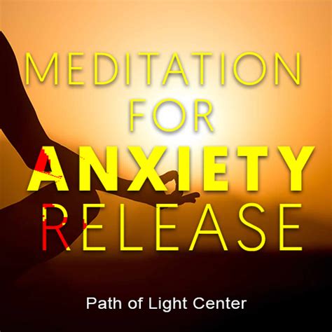 Meditation for Anxiety release and finding your Peace