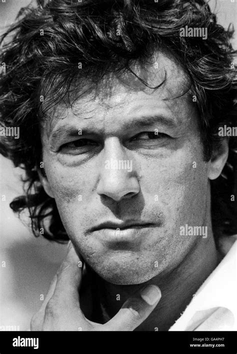 Cricket - Pakistan photocall. Pakistan cricket captain, Imran Khan ...