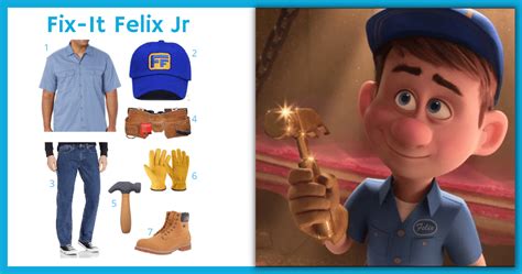 Fix-It Felix Jr. Costume For Cosplay & Halloween 2024