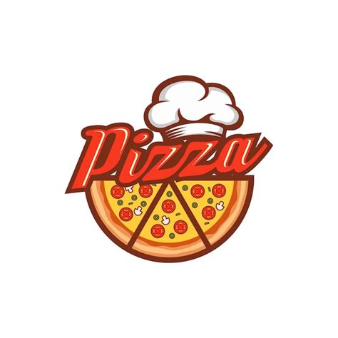 Premium Vector | Pizza logo design template