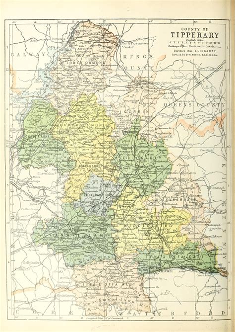 County tipperary, Vintage world maps, County