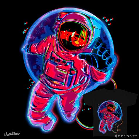 Score trippy astronaut by tripart on Threadless