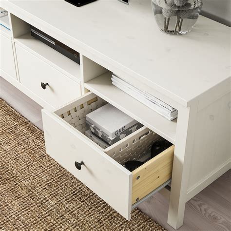 HEMNES TV unit, white stain, 72x181/2x221/2" - IKEA