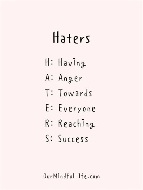 Quotes About Haters Hating