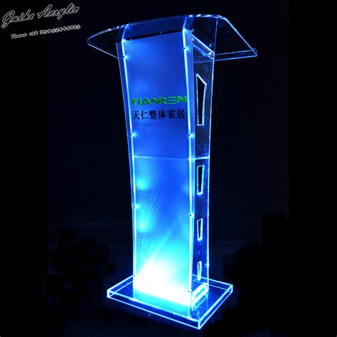 Latest Clear Acrylic Podium,Plexiglass Podium With Led Light Furniture - Buy Lecture,Podium,Led ...