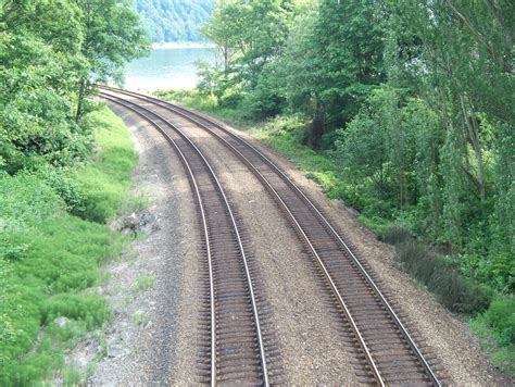 File:Twin track of train rails in a wooded area.JPG - Wikimedia Commons