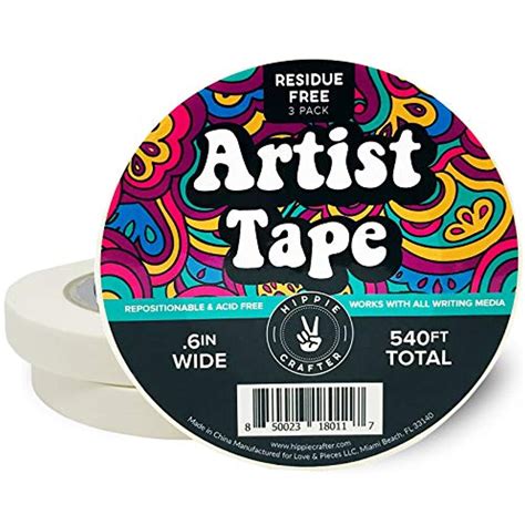 3 Pack Artist Tape White Artists Tape Masking for Drafting Art ...