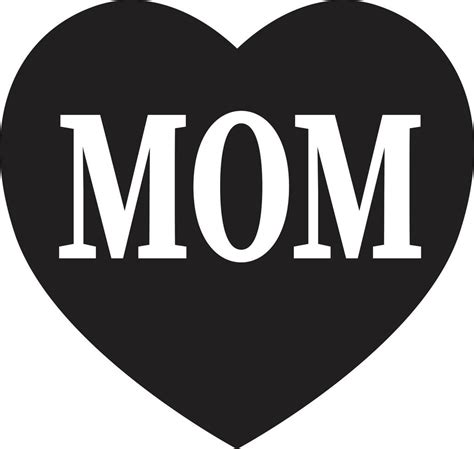 mom in heart icon. mothers day sign. mom in heart symbol. mama sign. 9326706 Vector Art at Vecteezy