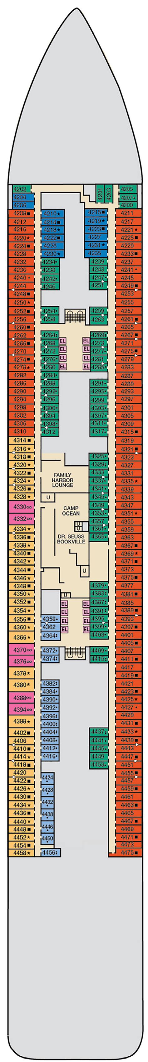 Carnival Celebration Deck Plan