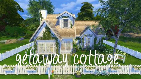 The Sims 4 | Getaway Cottage - CC Speed Build - YouTube