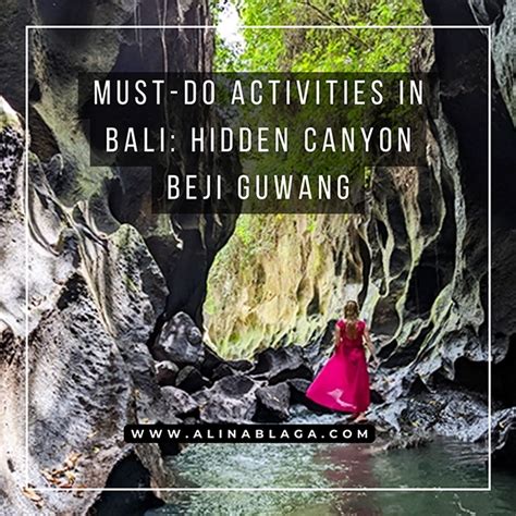 Must-Do Activities in Bali: HIDDEN CANYON BEJI GUWANG | ALINA BLAGA TRAVEL