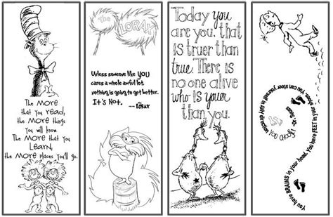 Read Across America Dr. Seuss Bookmarks You can download my bookmarks at http://www.mps ...