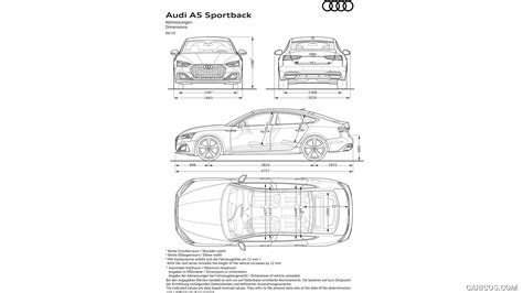 Audi A5 Sportback | 2020MY | Dimensions