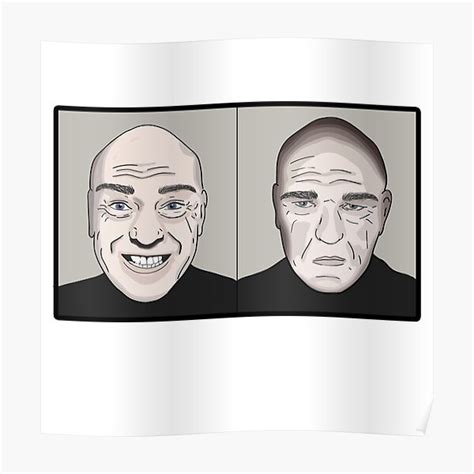 "Dean Norris Reaction Meme" Poster by Barnyardy | Redbubble