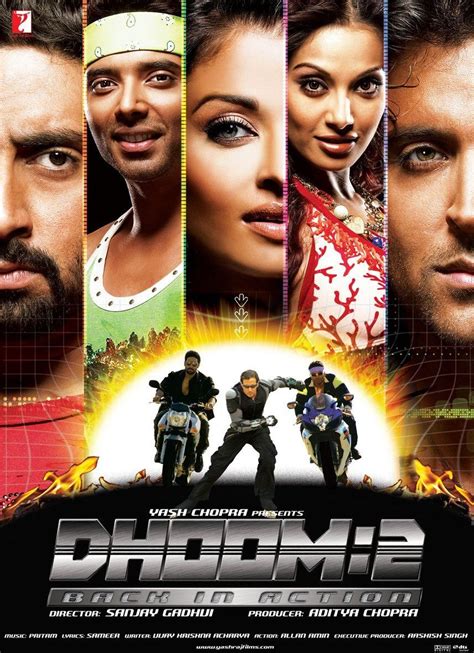 Dhoom 2: Back In Action (2006) | Dhoom 2, Bollywood movie songs, Hindi ...