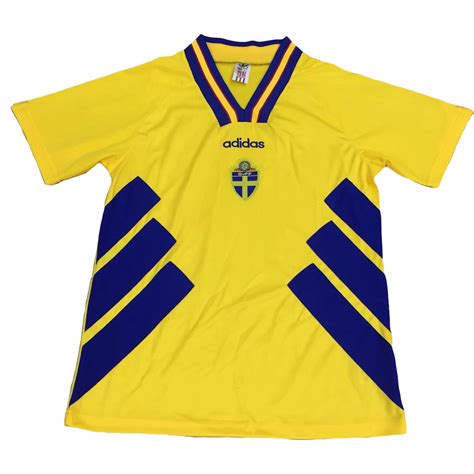 Sweden Jersey Home Soccer Retro Jersey 1994 | Best Soccer Store