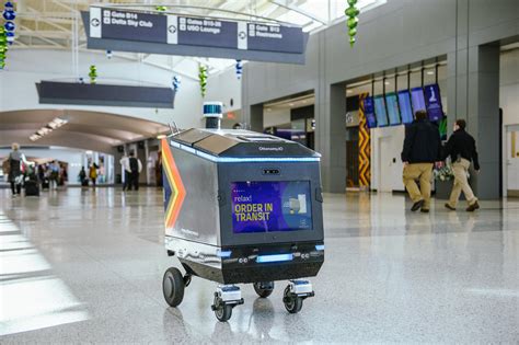 Autonomous robots are now delivering food in a US airport