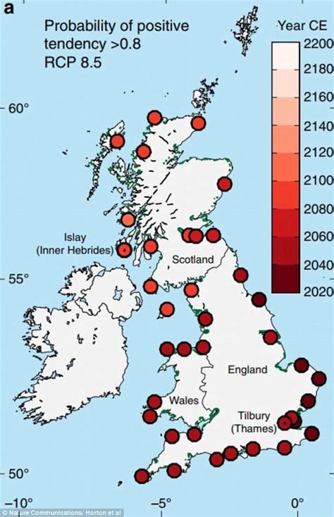 Marshlands across the UK could VANISH by 2100 due to sea-level rise | Daily Mail Online