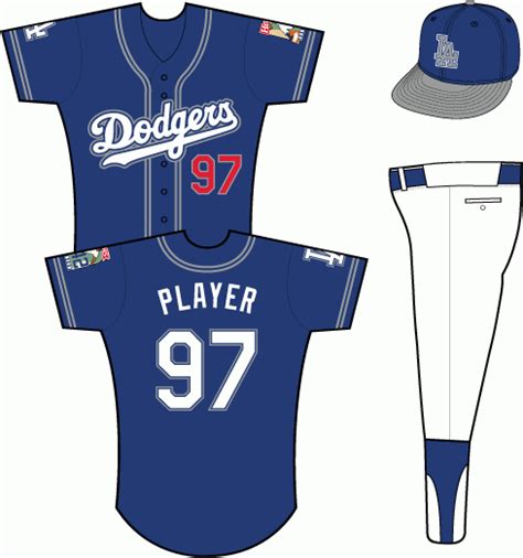 Los Angeles Dodgers Uniform - Alternate Uniform - National League (NL) - Chris Creamer's Sports ...