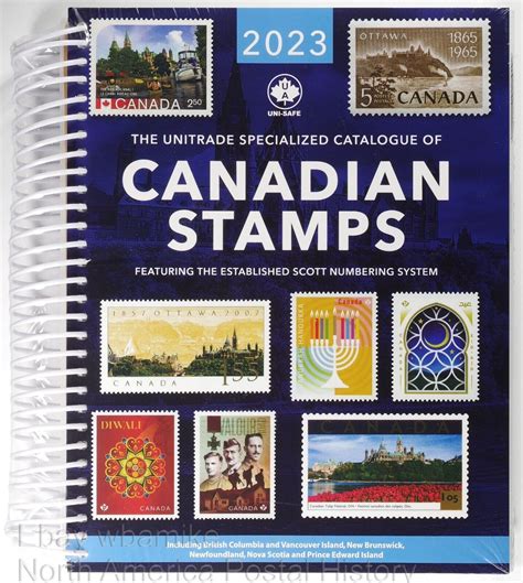 Unitrade Specialized Catalogue of Canadian Stamps 2023. Publishers list ...