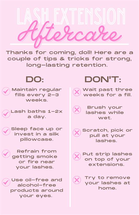 Lash Extension Aftercare Cards | Lash quotes, Lashes tutorial, Lashes