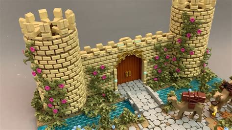 How to build a lego castle gate - by andreas lenander - YouTube