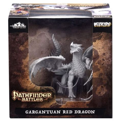 Pathfinder Battles Deep Cuts Unpainted Gargantuan Red Dragon Miniature, 1 Unit - Ralphs