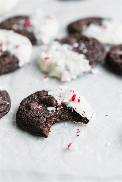 Double Chocolate Peppermint Cookies - Broma Bakery