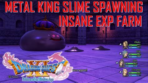 Slike: Dragon Quest 11 Metal King Slime Farming