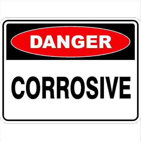 CORROSIVE | Discount Safety Signs New Zealand