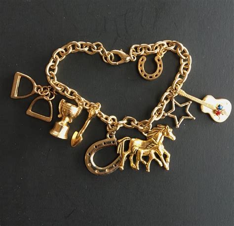 Equestrian themed charm bracelet for horse lovers | Charm bracelet ...