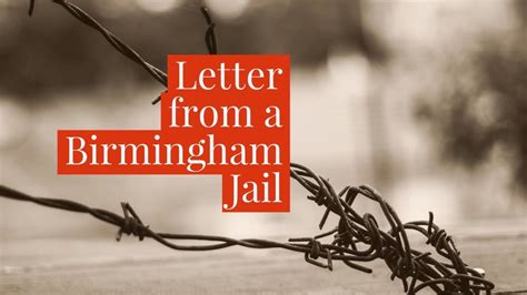 Letter From Birmingham Jail Diagram | Quizlet