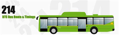 DTC Delhi City Bus Route 214 Timings from Intermediate Bus Stops ...