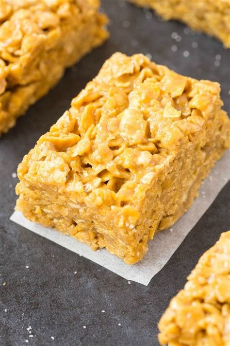 3 Ingredient Peanut Butter Corn Flake Crunch Bars (Vegan, Gluten Free, No Bake)