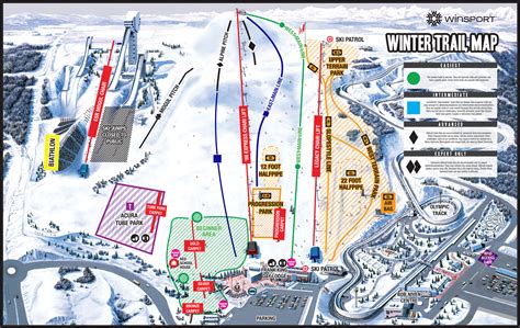 Canada Olympic Park Trail Map | SkiCentral.com