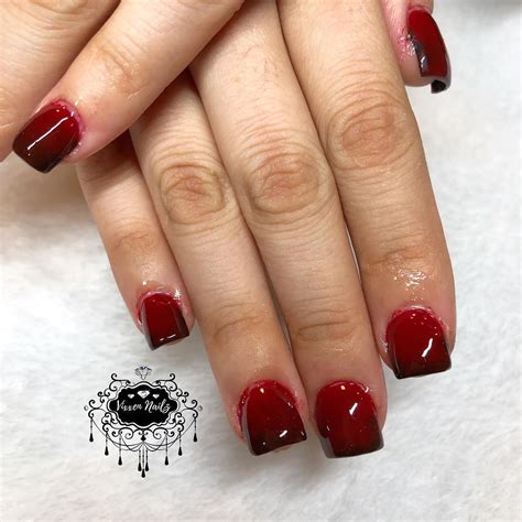 UPDATED: 35 Stunning Red and Black Ombre Nails (August 2020)